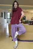 Cooper Needlecord Quirky Cocoon Pant Dewberry